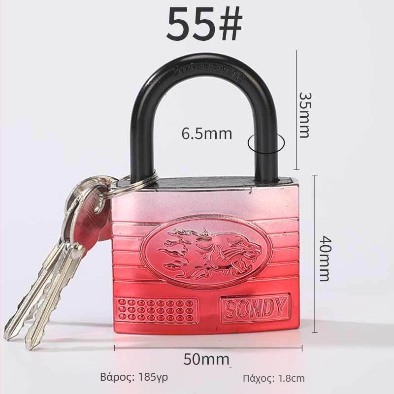 Οικιακή κλειδαριά για τσάντες, σιδερένια, μοντέλο 43, μάρκα zy, για τσάντες, μοντέρνο μινιμαλιστικό στυλ