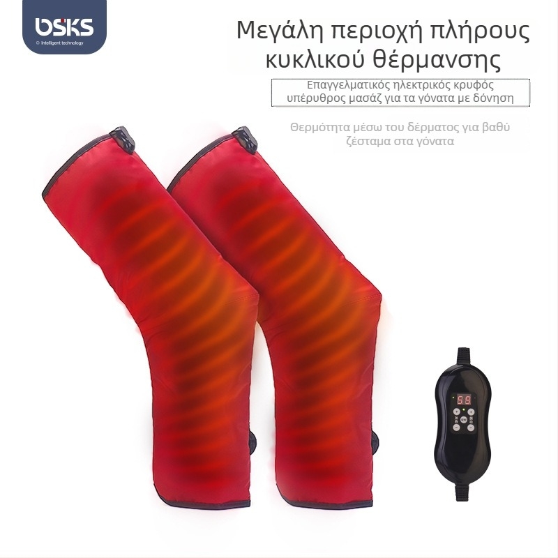 Ζώνη μασάζ ποδιών με δόνηση και θερμό συμπίεση, έως 4 κεφαλές μασάζ, 4 ταχύτητες, τροφοδοσία AC, έλεγχος τύπου ηλεκτρονικού υπολογιστή, για οικιακή χρήση