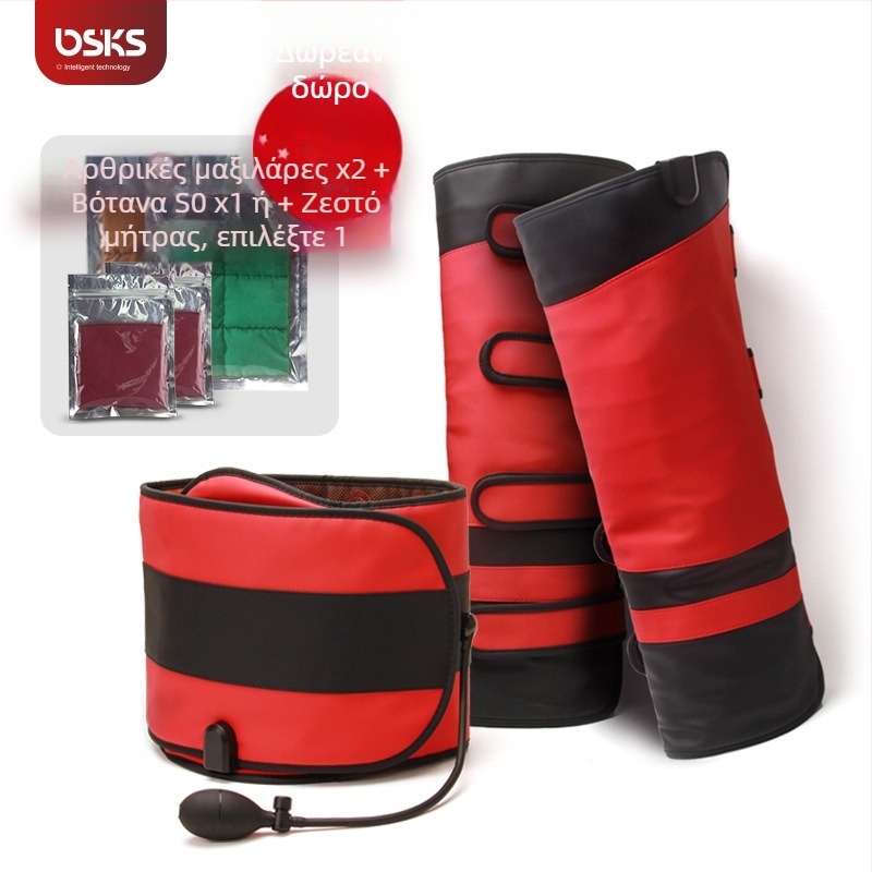 Ζώνη μασάζ ποδιών με δόνηση και θερμό συμπίεση, έως 4 κεφαλές μασάζ, 4 ταχύτητες, τροφοδοσία AC, έλεγχος τύπου ηλεκτρονικού υπολογιστή, για οικιακή χρήση