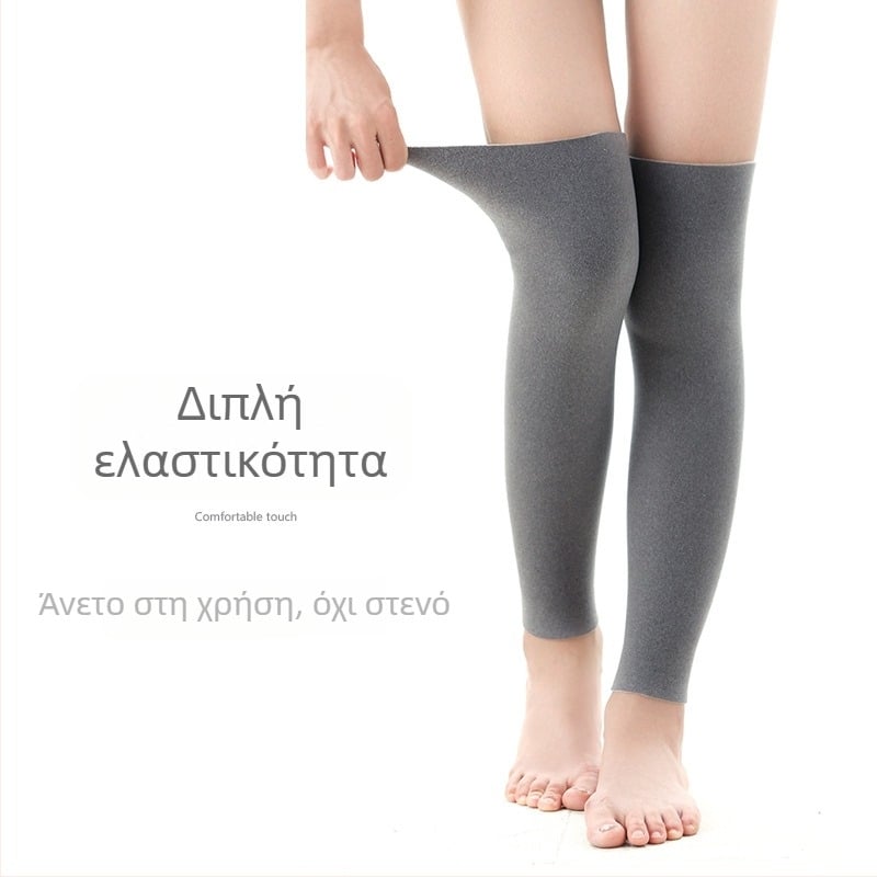 Προστασία γάμπας για ενήλικες – παχύτερη, επενδυμένη με φλίς, προστασία γάμπας από κρύο και πόνο στις αρθρώσεις, κατάλληλη για τρέξιμο, ποδηλασία και γυμναστήριο