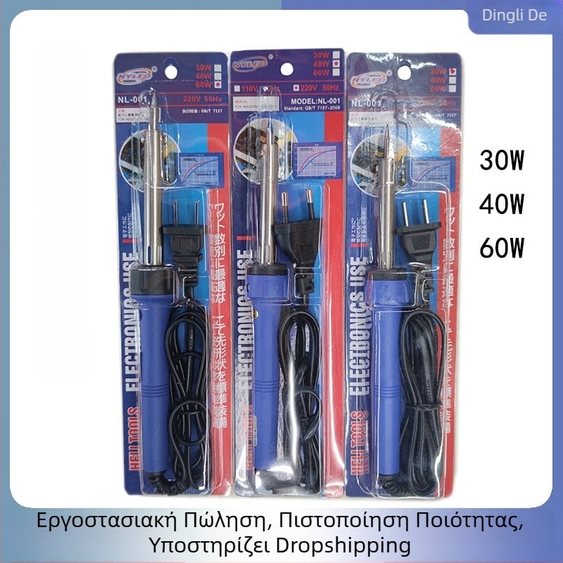 Ηλεκτρικό κολλητήρι εξωτερικής θέρμανσης – 30/40/60W, 220V, συγκόλληση, συντήρηση, πυρογραφία και χάραξη