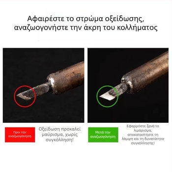 Πάστα επισκευής άκρης κολλητήριου – καθαριστικό επαναφοράς για απομάκρυνση οξειδωσης, μάρκα Chenzhou Island