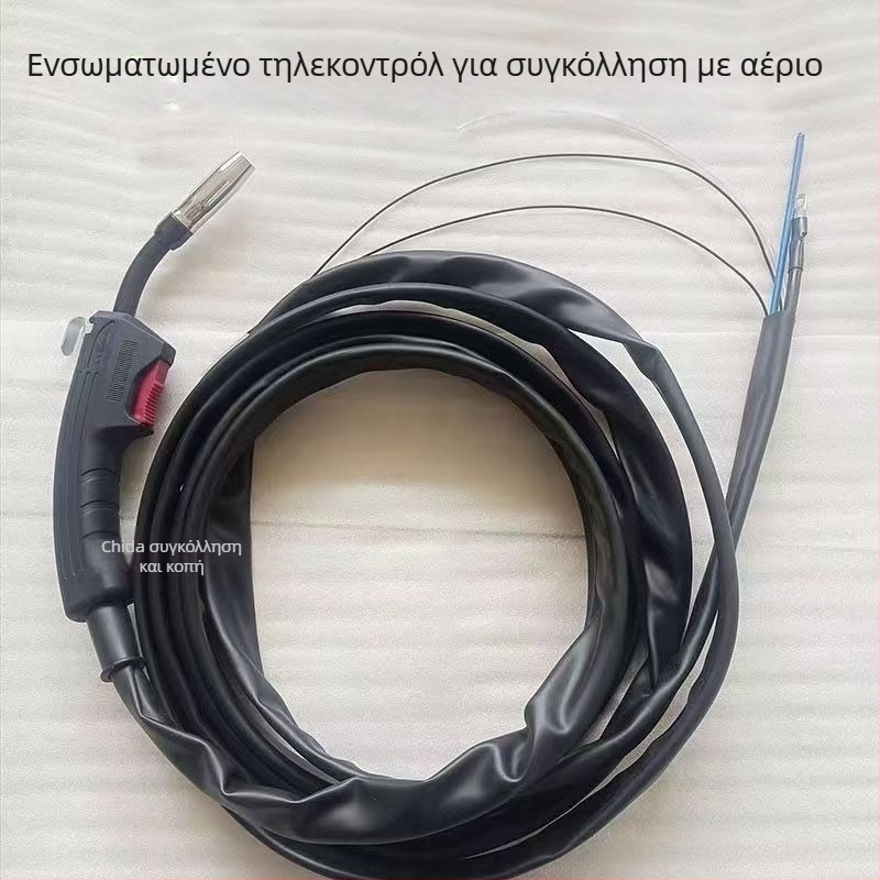 Τορτ MIG συγκόλλησης χωρίς αέριο, μήκος 3,5 μ., 220 V, γρήγορη σύνδεση 14AK, φορητή