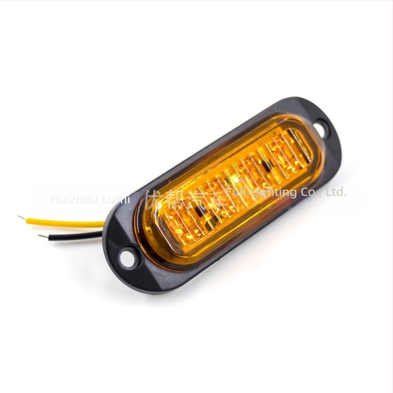 4-LED φως πλευρικού και πίσω φανάρι φορτηγού, αδιάβροχο, δείκτης, 10-30V, μοντέλο 062