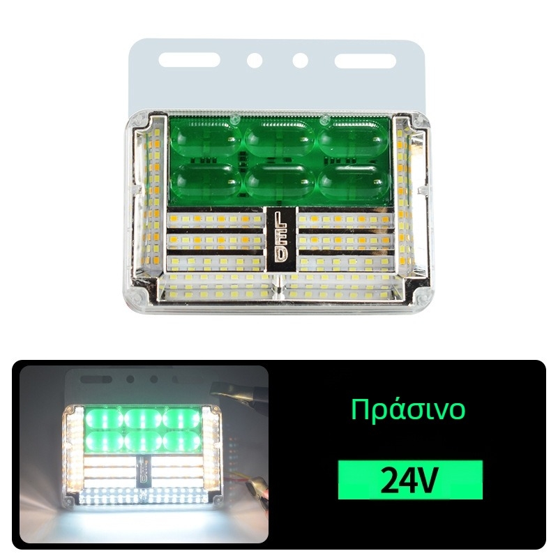 24V Υπερ-λαμπρά LED φώτα για το κάτω πλευρικό μέρος φορτηγού, αδιάβροχοι δείκτες πλάτους και σήματα στροφής, χωρίς γείωση