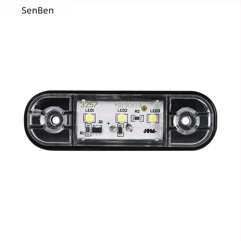 3-LED πλευρικό φανάρι φορτηγού, 10-24V, 5W, 3000 lm, IP60, 50,000 h