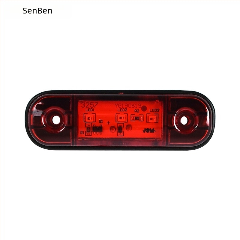 3-LED πλευρικό φανάρι φορτηγού, 10-24V, 5W, 3000 lm, IP60, 50,000 h