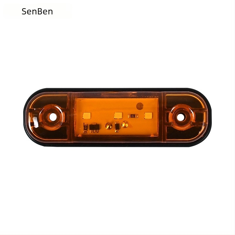 3-LED πλευρικό φανάρι φορτηγού, 10-24V, 5W, 3000 lm, IP60, 50,000 h