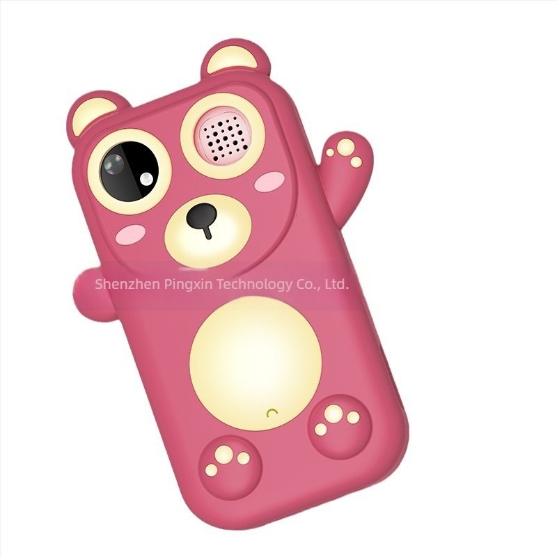 Παιδική πολυλειτουργική ψηφιακή κάμερα-παιχνίδι HY-08 με LCD 2.4 ιντσών, 3.0 MP, ABS+σιλικόνινο σώμα, διάρκεια μπαταρίας 7–8 ωρών