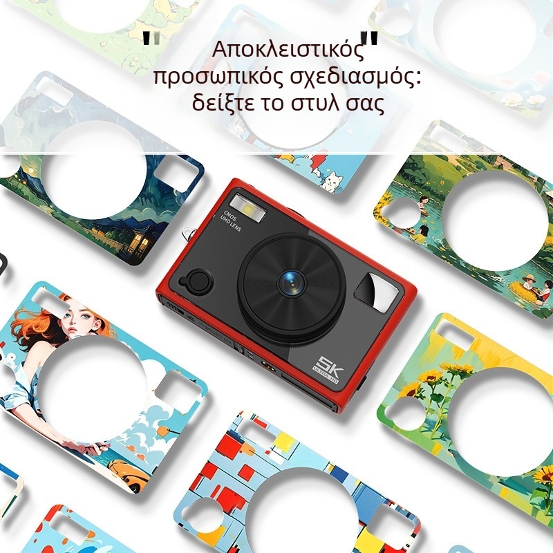 Ψηφιακή κάμερα με CMOSS 20,3 MP αισθητήρα, 5x οπτικό ζουμ, ηλεκτρονική σταθεροποίηση εικόνας, αδιάβροχη και ανθεκτική στη σκόνη, αποθήκευση TF κάρτας