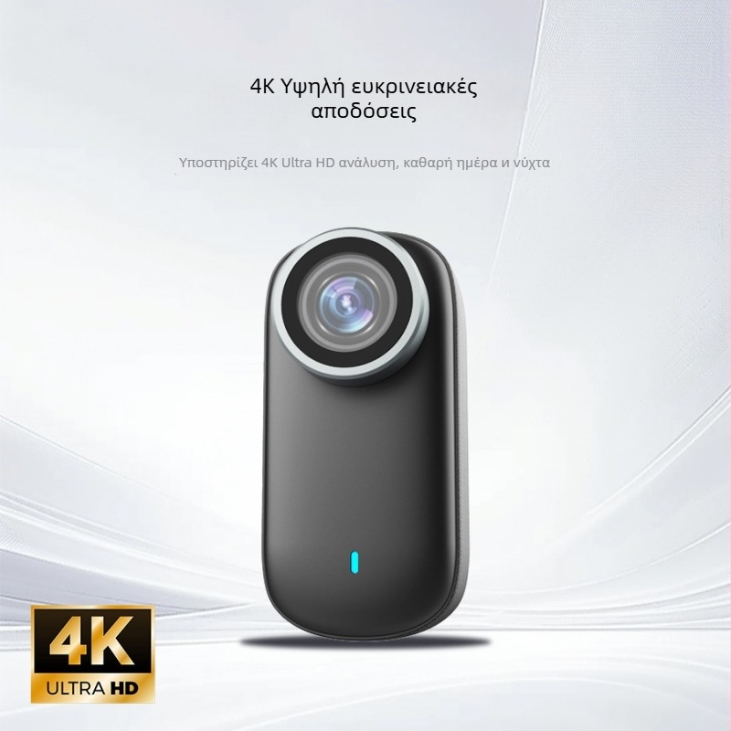 Μίνι κάμερα δράσης 4K, αδιάβροχη για αθλητικά και ποδηλασία, 1,5 ιντσών LCD, αποθήκευση 32GB, ABS+PC σώμα, διάρκεια μπαταρίας 3 ωρών