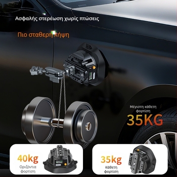 MAMEN Universal βάση αυτοκινήτου για κινητό τηλέφωνο και action camera – ηλεκτρική κενού αναρρόφηση, αλουμινίου κράμα + νάιλον