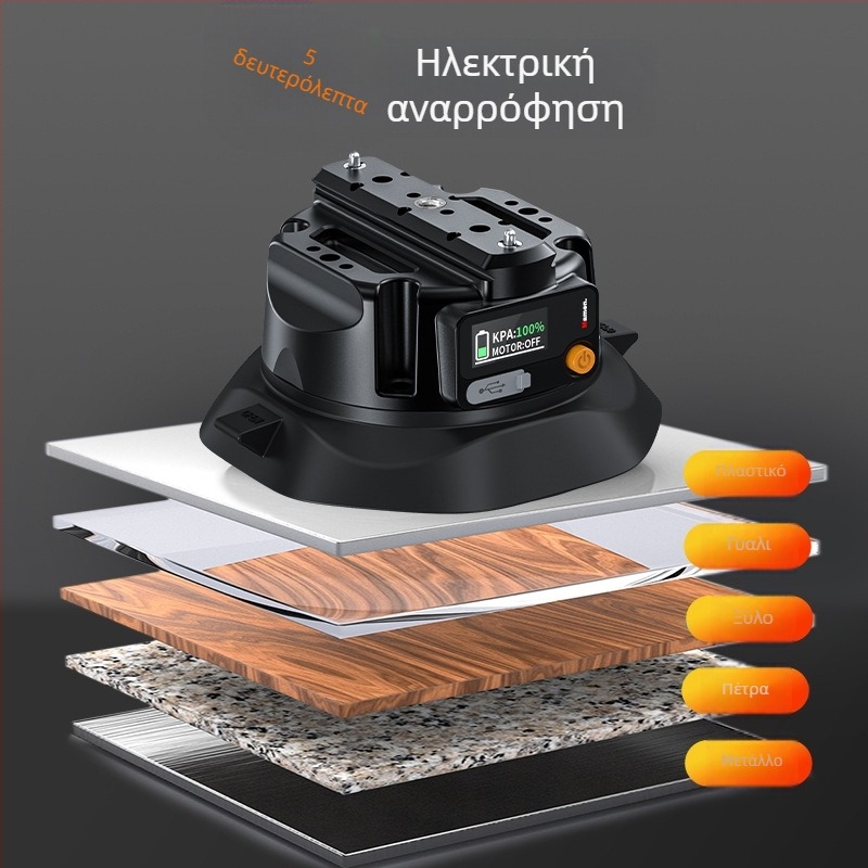 MAMEN Universal βάση αυτοκινήτου για κινητό τηλέφωνο και action camera – ηλεκτρική κενού αναρρόφηση, αλουμινίου κράμα + νάιλον