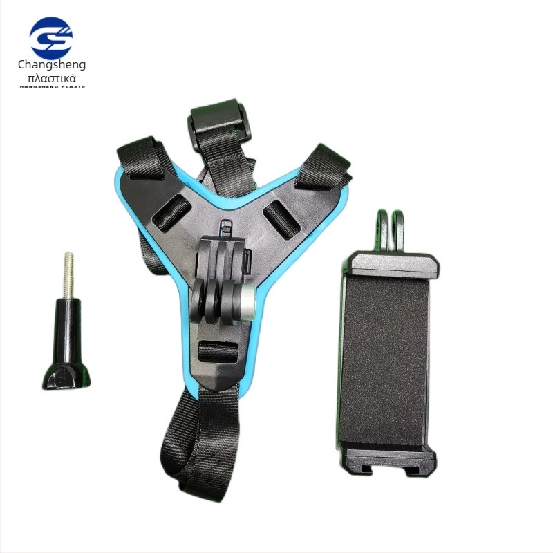 Βάση πιγουνιού κράνους για smartphone – ABS + σιλικόνη, συμβατή με GUPRO, εκτύπωση λογότυπου, δυνατότητα ιδιωτικής ετικέτας