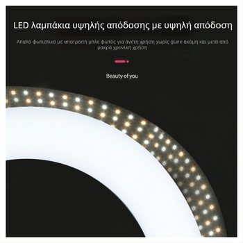 Φορητό φως φωτογράφισης για κινητό (Youguang RL-6/RL-8/RL-10/RL-12) – ρυθμιζόμενη θερμοκρασία χρώματος και φωτεινότητα