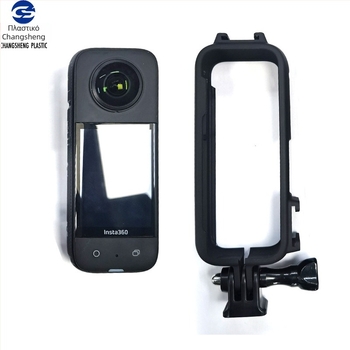 Προστατευτικό περίβλημα για Insta360 One X3, CS2340B, υλικό PC+ABS και σιλικόνη, ανθεκτικό στις πτώσεις περίγραμμα, συμβατό με One X3
