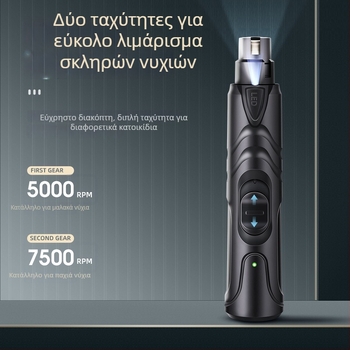 Ηλεκτρικός λιμάριστρος νυχιών σκύλου με μεταλλικό σώμα, για περιποίηση πατουσών, μάρκα Youyi Push, σετ 50 τεμαχίων (Μεταλλικό σώμα, Σκύλος, 50 τεμάχια, Μάρκα Youyi Push)