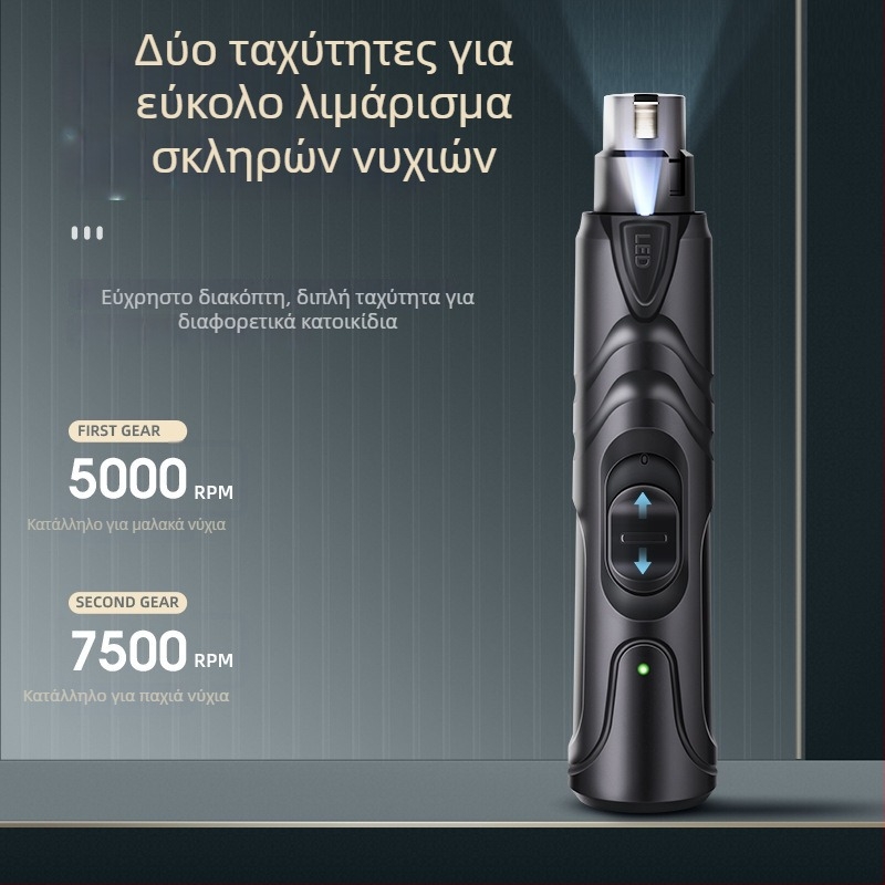 Ηλεκτρικός λιμάριστρος νυχιών σκύλου με μεταλλικό σώμα, για περιποίηση πατουσών, μάρκα Youyi Push, σετ 50 τεμαχίων (Μεταλλικό σώμα, Σκύλος, 50 τεμάχια, Μάρκα Youyi Push)
