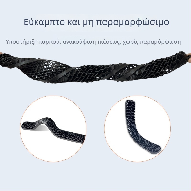 Μαξιλαράκι καρπού με gel TPE, διπλής όψης για γραφείο και παιχνίδια, δομή κυψελωτής πλέξης, εύκολο καθάρισμα, 0,2 kg