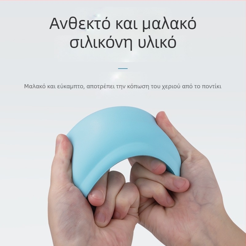 Μαξιλαράκι καρπού σιλικόνης για ποντίκι και πληκτρολόγιο, στήριξη καρπού, μονοεπιφάνειας, επεξεργασία OEM, γραφείο και οικιακή χρήση