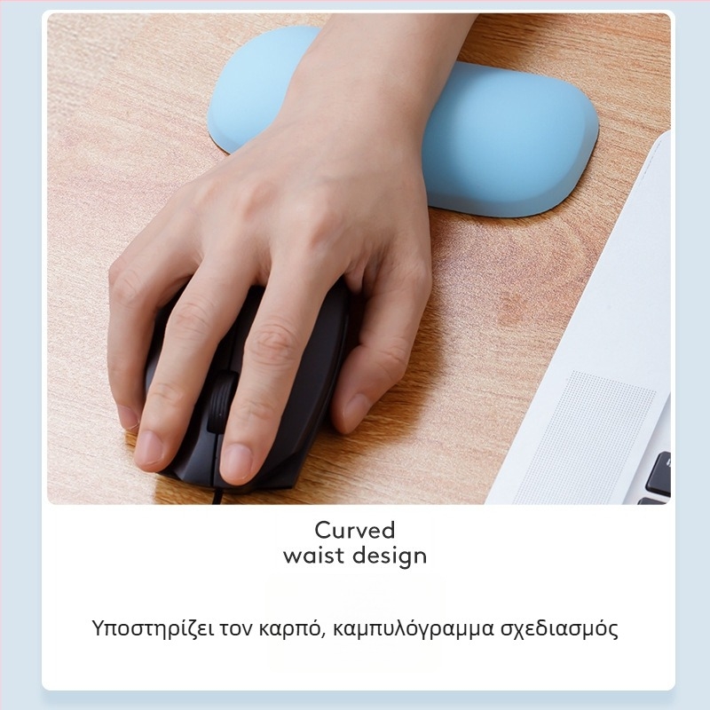 Μαξιλαράκι καρπού σιλικόνης για ποντίκι και πληκτρολόγιο, στήριξη καρπού, μονοεπιφάνειας, επεξεργασία OEM, γραφείο και οικιακή χρήση