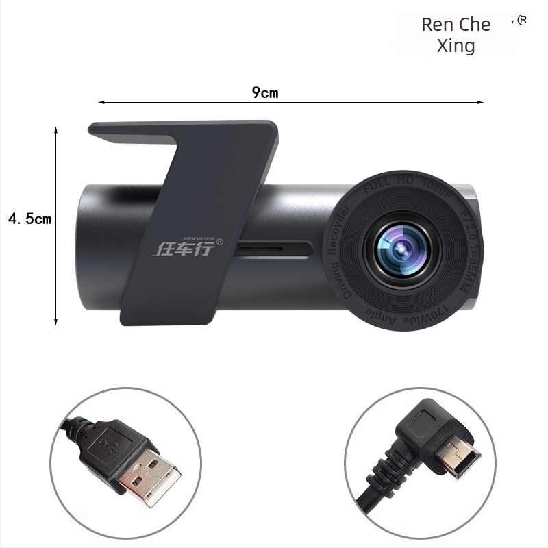 Κάμερα οδήγησης με νυχτερινή όραση και WiFi; τοποθέτηση στο παρμπρίζ, 1080p/2560x1440, υποστήριξη TF κάρτας