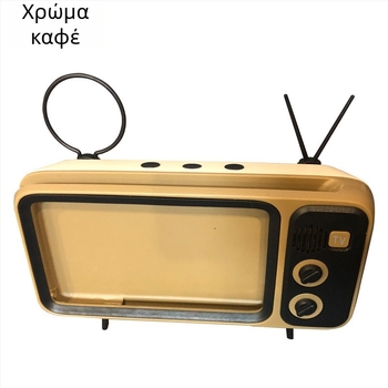 Θήκη τηλεφώνου γραφείου σε στυλ καρτούν με επαναφορτιζόμενο Bluetooth ηχείο, ασύρματο για παρακολούθηση δραμάτων