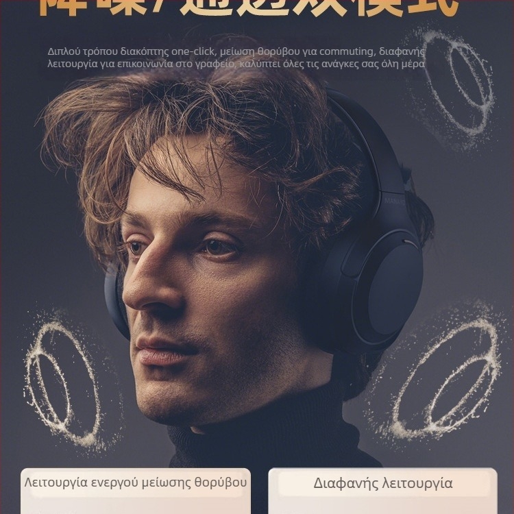 Ακουστικά H20 International Edition — ενσύρματα, εξουδετέρωση θορύβου, Hi‑Fi Berlin Sound, εύρος φάσματος 20 Hz–20 kHz, αντίσταση 32 Ω, ευαισθησία 42 dB/mW