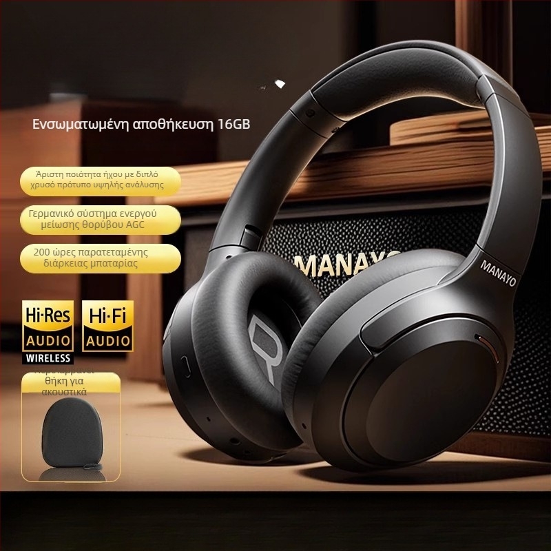 Ακουστικά H20 International Edition — ενσύρματα, εξουδετέρωση θορύβου, Hi‑Fi Berlin Sound, εύρος φάσματος 20 Hz–20 kHz, αντίσταση 32 Ω, ευαισθησία 42 dB/mW