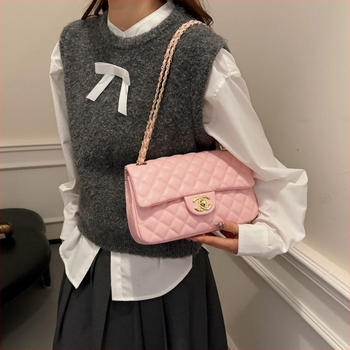 Γυναικεία τσάντα ώμου crossbody | PU δέρμα, οριζόντια τετράγωνο σχήμα, άνοιγμα: καλυμμένο, εσωτερική θήκη για κινητό