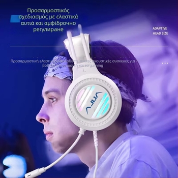 Wolf Spider S606 ενσύρματα ακουστικά PC για παιχνίδια, 3,5 mm βύσμα, εύρος 20–20000 Hz, αντίσταση 32 Ω