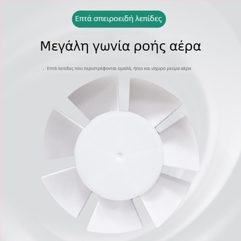 Εξαεριστής μπάνιου με εμπρόσθιες περσίδες, εγκατάσταση σε γυάλινο παράθυρο, 220 V, 15/18/25 W, μηχανικός έλεγχος