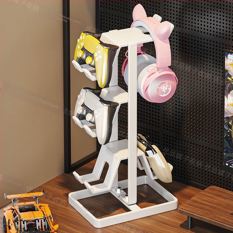 Βάση δαπέδου για χειριστήρια παιχνιδιών και ακουστικά — καθολική βάση προβολής και αποθήκευσης για γραφείο