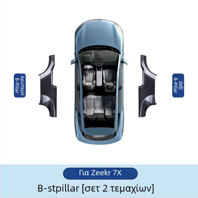 Προστατευτικό κατωφλίου Zeekr 7X - Sheng Hongtai, πλαστικό, συμβατό με αυτόματο κιβώτιο
