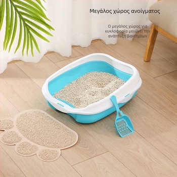 Γατοτουαλέτα – ημι-κλειστό σχέδιο, PP υλικό, Jiayou, για γάτες