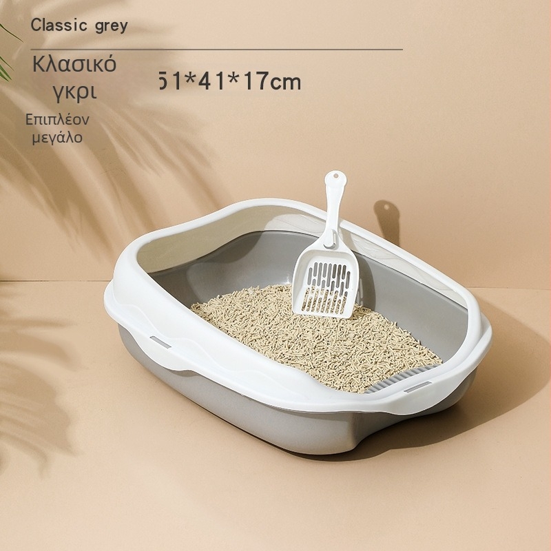 Γατοτουαλέτα – ημι-κλειστό σχέδιο, PP υλικό, Jiayou, για γάτες