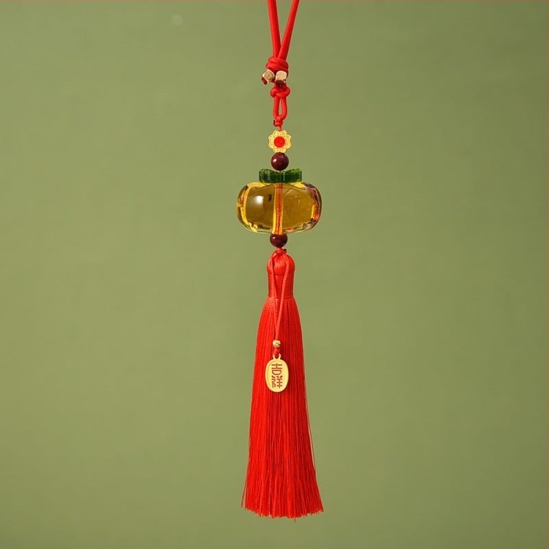 Κρεμαστό αυτοκινήτου με συνθετικό κρύσταλλο, Xiaoman XM063007, κινεζικός παραδοσιακός στυλ, εσωτερική διακόσμηση αυτοκινήτου