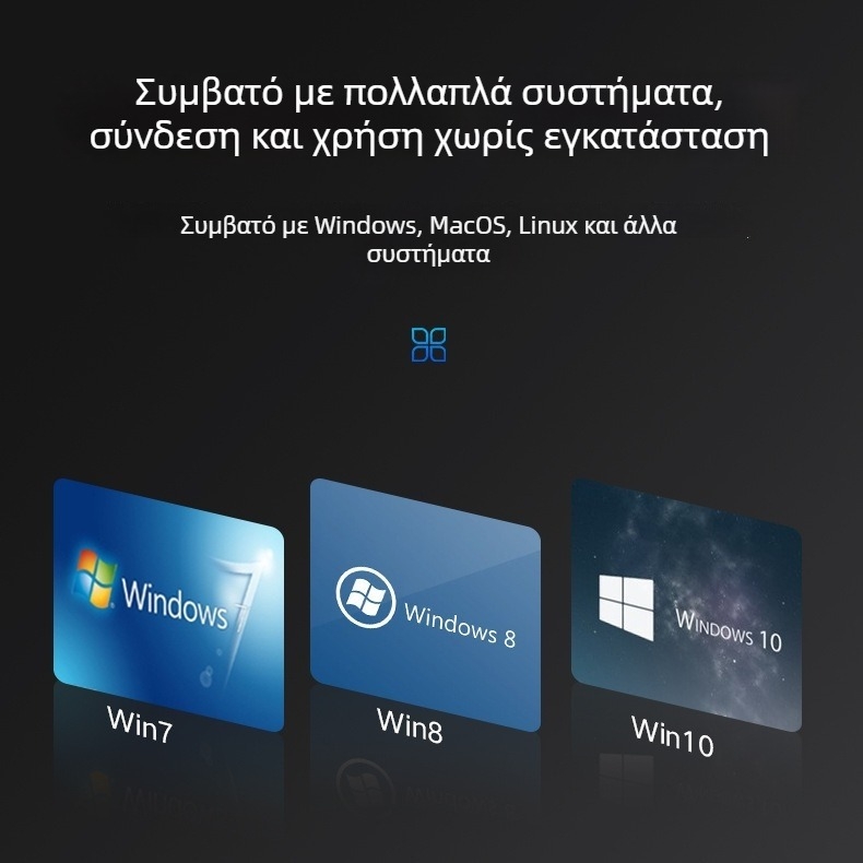 USB 2.0 HUB, 4 Θύρες, USB Expansion Dock χωρίς εξωτερική τροφοδοσία, Μοντέλο US018, Ταχύτητα μεταφοράς 300 MB/s