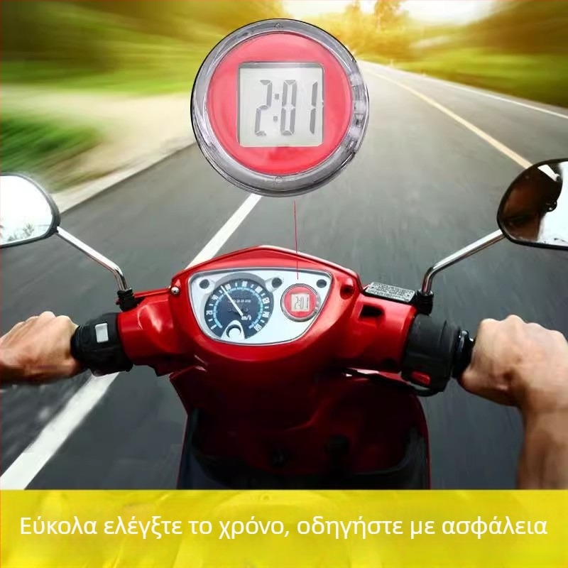 Ηλεκτρονικό ρολόι οχήματος για μοτοσικλέτες και ποδήλατα – χρονόμετρο οχήματος (Προέλευση: Άλλο; Δομή: Άλλο; Τύπος: Άλλο; Μάρκα: Άλλο)