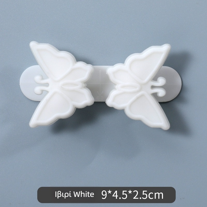 Αόρατος διαχειριστής καλωδίων σιλικόνης με στυλ καρτούν – οργανωτής καλωδίων χωρίς τρύπες για κουζίνα/γραφείο/υπνοδωμάτιο/μπάνιο/σαλόνι, 2024 λανσάρισμα