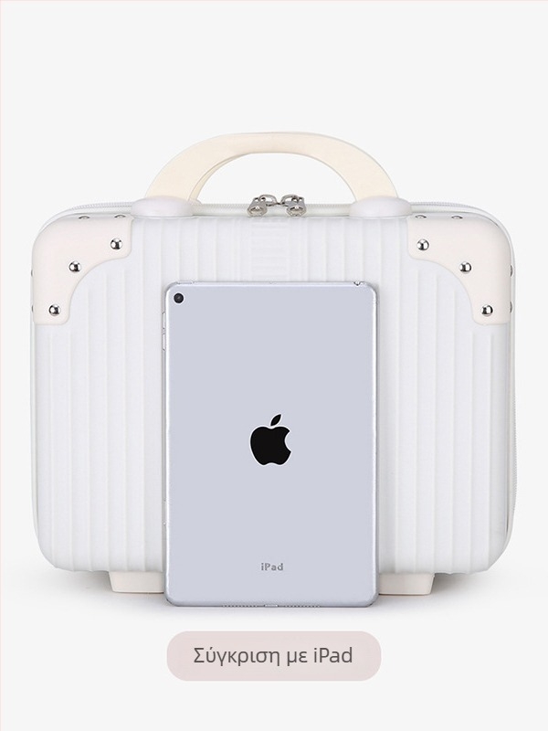 Καλλυντικό Θήκη - PP υλικό, σχέδιο ρίγες, άνοιγμα με φερμουάρ, 0,8 kg; Αδιάβροχη, ανθεκτική στη φθορά, προστασία από κλοπή; για οικιακή αποθήκευση; Unisex