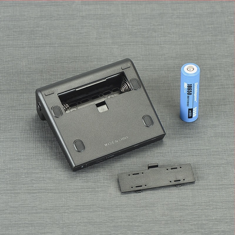 RHUNDO Αυτοκίνητο ηλεκτρονικό ρολόι με φωτεινό LCD θερμόμετρο και μετρητή υγρασίας