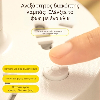 Επιτραπέζιο φωτιστικό με περιτυλιγμένο σχεδιασμό, απαλό φως φιλικό προς τα μάτια, λαμπτήρας μελέτης (5V ενσωματωμένη μπαταρία, CRI ≥95, μεταλλική σκιά, έλεγχος φωνής)