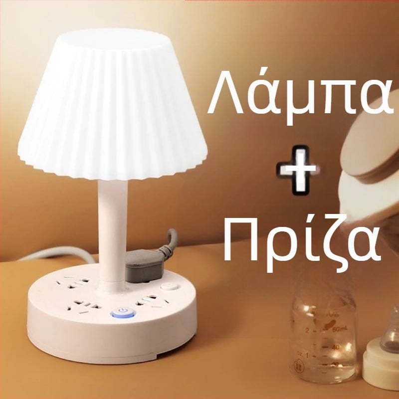 Επιτραπέζιο φωτιστικό με περιτυλιγμένο σχεδιασμό, απαλό φως φιλικό προς τα μάτια, λαμπτήρας μελέτης (5V ενσωματωμένη μπαταρία, CRI ≥95, μεταλλική σκιά, έλεγχος φωνής)