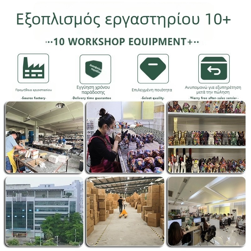 Διακοσμητικό ρητίνης σε παστρολικό στυλ: μίνι ζωικό διακοσμητικό, φιγούρα σκύλου με διαφανές μικροτοπίο μονόκερου