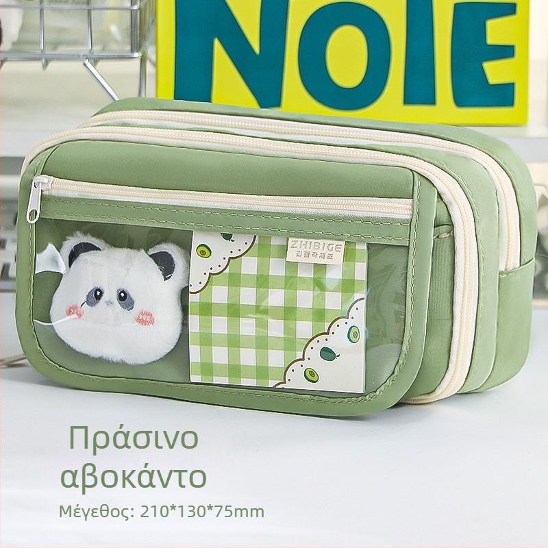 Θήκη μολυβίων από καμβά, γενικού χαρακτήρα, στυλ μόδας, κωδικός 001