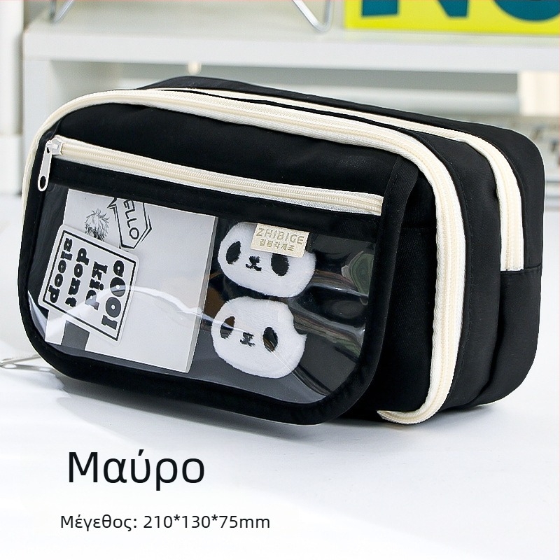 Θήκη μολυβίων από καμβά, γενικού χαρακτήρα, στυλ μόδας, κωδικός 001