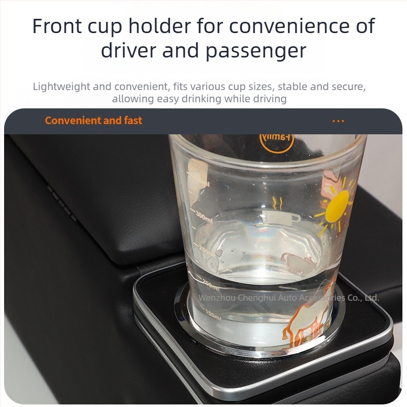 Κεντρικό κουτί υποβραχιόνιου για Toyota Hiace Sea Lion 200 – ξύλινο, εγκατάσταση χωρίς διάτρηση, 3 κιλά