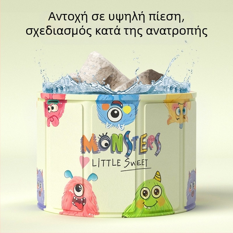 Αναδιπλούμενη βρεφική μπανιέρα για το σπίτι, παχύτερη PVC λεκάνη μπάνιου για χειμωνιάτικο πλήρες μπάνιο