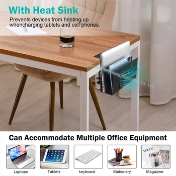 BOZ-02 Διπλού επιπέδου πλευρική βάση ψύξης από κράμα αλουμινίου, καθολική για tablet και notebook, επιτραπέζιος φορέας σε στυλ τραπεζιού; βάρος 1873 g